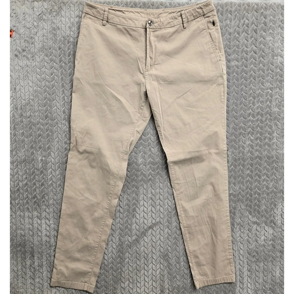 Birddogs Boomstick Khaki Tan Stretch Chino Pants Mens 36x34 Performance Golf